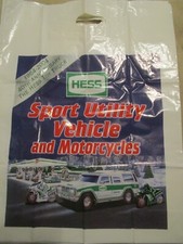 Set of 19 Variety of Hess Toy Truck Original Shopping Bag