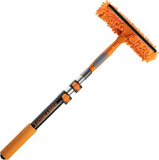 1.5-3 Window Squeegee for Home with Extension Pole // Window Glass Cleaner Tool