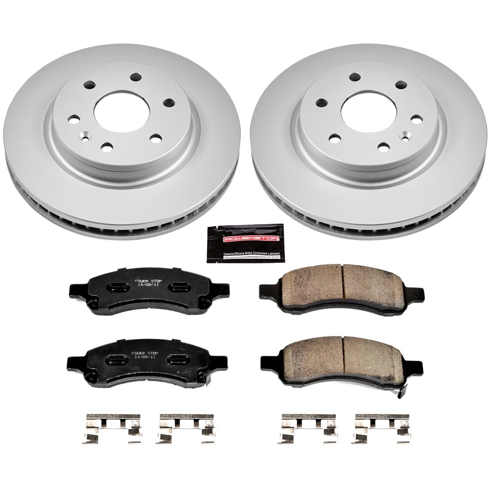 Powerstop CRK4657 Brake Disc and Pad Kit front for 2009-2017 Chevrolet Traverse Foto 4 de 4