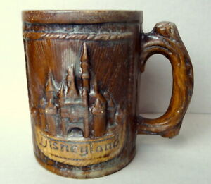 Disneyland-Ceramic-Log-Mug-Vintage-circa-1960