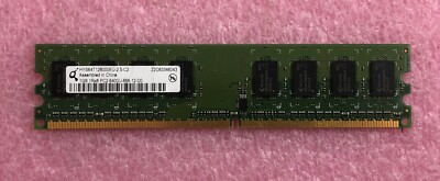 1 x 1GB QIMONDA PC2-6400 DDR2-800 NON-ECC MEMORY - HYS64T128000EU-2.5-C2