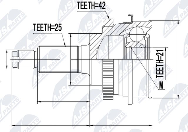 NPZ-SU-013 Nty Gelenksatz, Antriebswelle FüR Suzuki-image