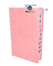 LA BIBLIA MUJER DE HOY RV1960 Tamaño Manual 366 Estudio Piel EspeciaI Con ndice 