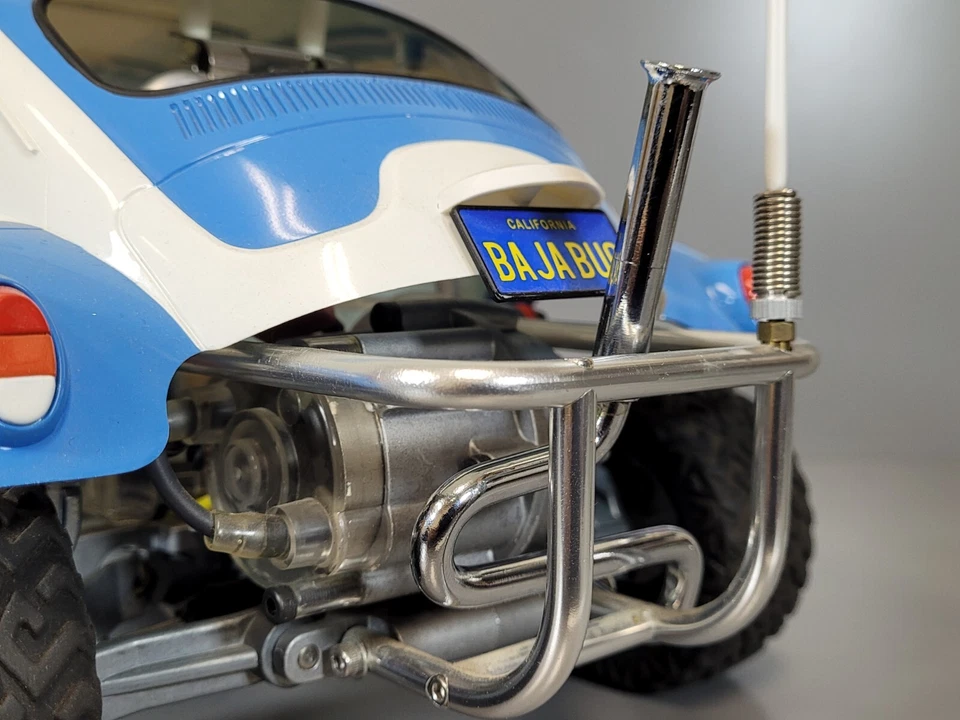 Aluminum Rear Single Exhaust Style Tamiya 1/10 Sand Scorcher Super Champ Buggy - Image 3 of 4