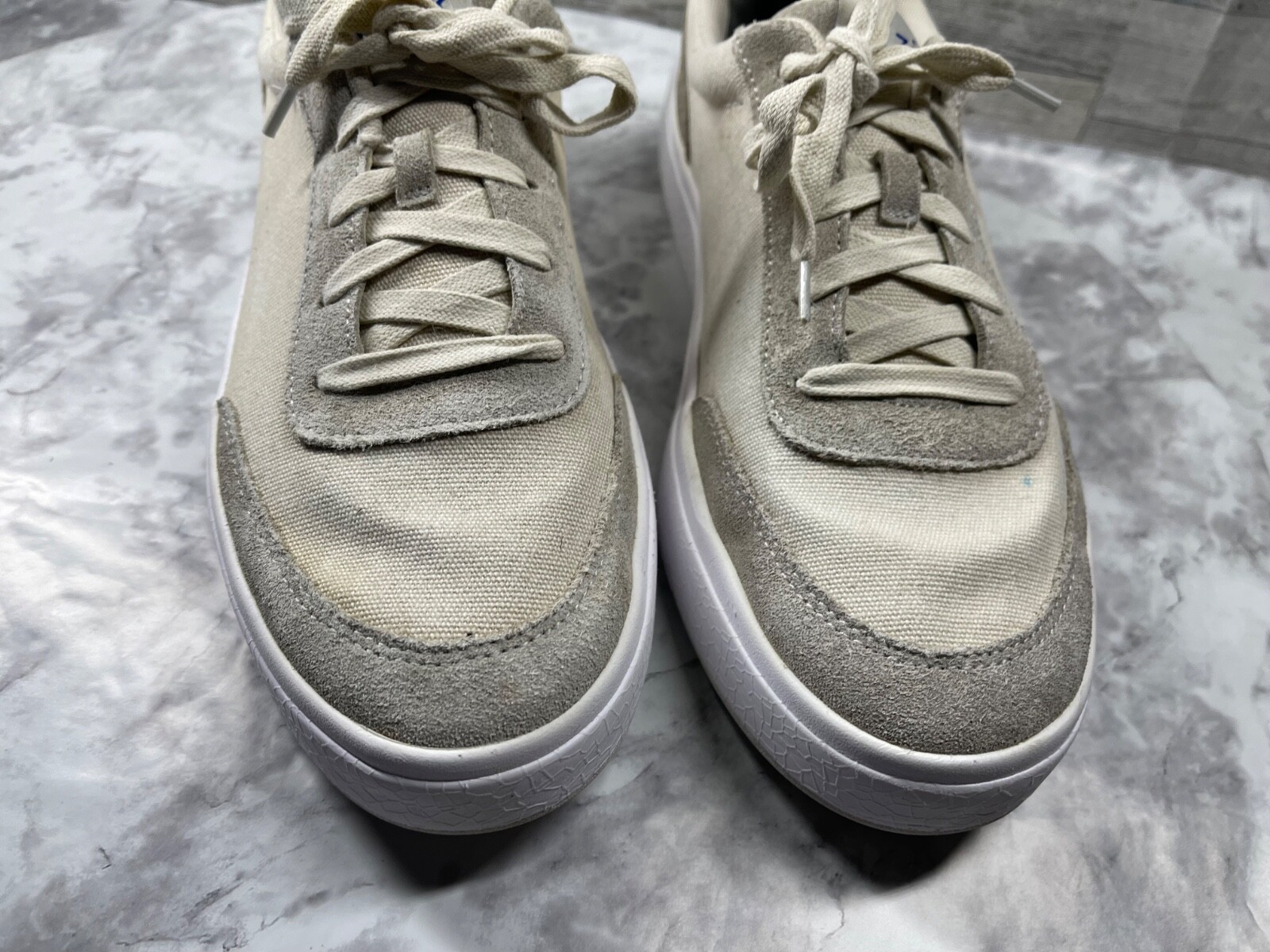 SAOLA Kizik Sneakers Uomo 11M Praga Mani Libere Scarpe Beige Atletiche Comode Lacci