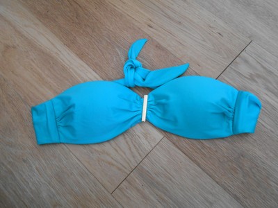 tie back strapless bikini top