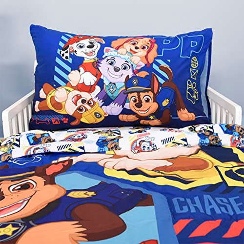 Paw Patrol Kleinkind 3-teiliges Bettwäsche Laken Set mit Wendebettdecke für Kinder - Bild 5 von 9