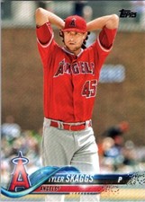 2018 Topps Update #US127 Tyler Skaggs Los Angeles Angels