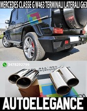 Mercedes Classe G W463 1998-2015 Anschl&uuml;sse Von Auspuffanlage AMG Edelstahl G63