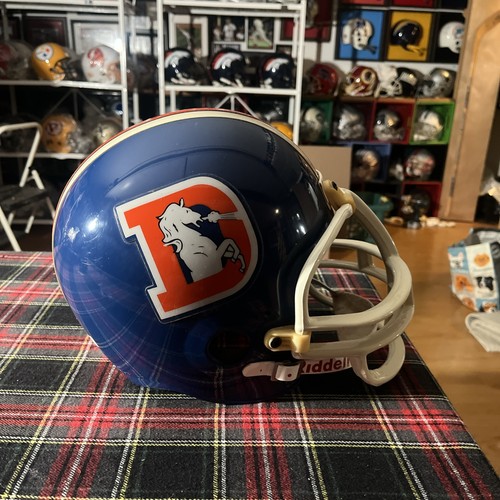 Denver Broncos T/B Full Size Riddell Football Helmet Large 80s/early ...