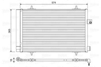 Valeo Kondensator Klimaanlage 814420 Aluminium FüR Peugeot 508 SW 1 407 Bluehdi