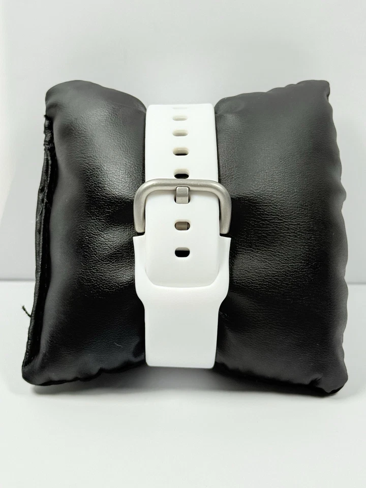 Reloj inteligente rastreador de fitness iTouch Air 3, estuche gris plateado con correa blanca Foto 2 de 4