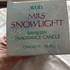 Vintage AVON Mrs. Snowlight Bayberry Fragrance candle in original box — photo 2