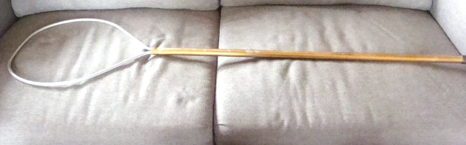 Vintage Aluminium Hand Angelkescher 16” x 13” Kescher (nicht enthalten) 36" Stange