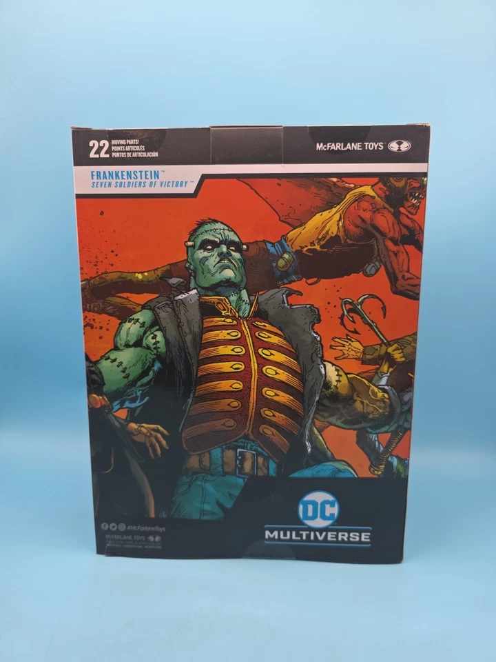 Figura McFarlane DC Multiverse Frankenstein Seven Soldiers Of Victory 2022 10" Foto 3 de 4