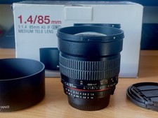 Samyang (Rokinon) 85mm F1.4 AS IF UMC MF Manual Focus Medium Tele Lens Nikon F