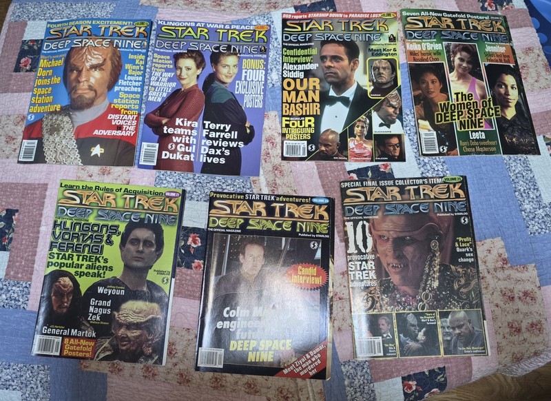 Star Trek Deep Space Nine The Official Magazine Bundle Lot Of 15 Used