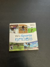 wii sports Nintendo wii cardboard sleeve and manual only