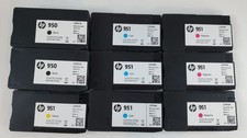 Genuine Hp 951 950 Ink Cartridge Cyan Magenta Yellow Black Lot Of 9 Exp 2023-26