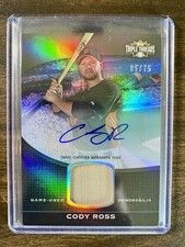 2011 Topps Triple Threads Cody Ross BAT AUTO /75 Giants