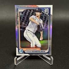 2024 Bowman Draft Chrome Ethan Schiefelbein #BDC-7 Refractor (RC) Tigers