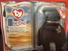 McDonalds TY The End the Bear Teenie Beanie Baby Rare Retired 1999 SEALED