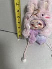 Kimmon Mimon Series collectible plush doll keychain.    Soft Pink And Purple — photo 1