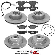 PER BMW SERIE 320D M SPORT MK5 E90 DISCHI FRENO ANTERIORI E POSTERIORI PASTIGLIE E SENSORI