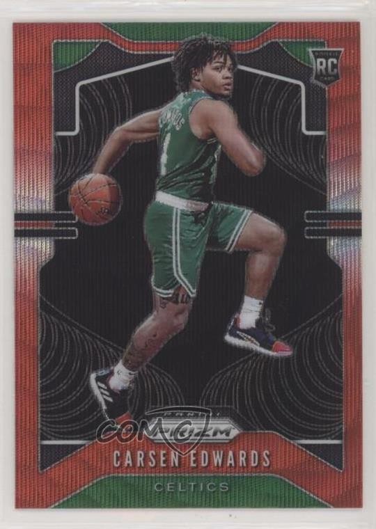 2019-20 Panini Prizm Rookie Ruby Wave Prizm Carsen Edwards #276 8k4