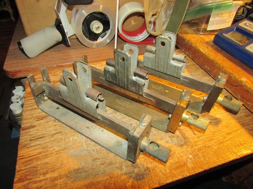 Vintage Rhode Arrow Fletching Jigs, R/Helical Clamp, 3 Fletch Register, Lotx3,GC