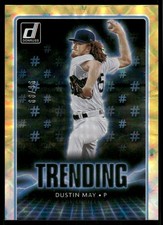 2021 Donruss Trending Gold #10 Dustin May /99 - BB