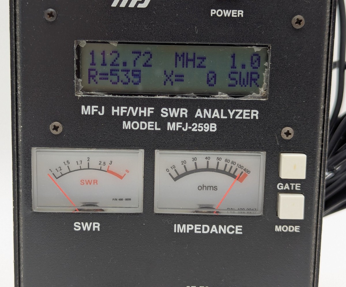 JACOMアナライザー　MFJ-259B SWRメーター MFJ Model MFJ-259B HF/VHF SWR Antenna Analyzer Frequency Counter w