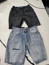 Old Navy Kid's Denim Shorts Size 8 Bundle Of 2