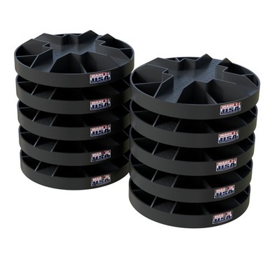 Deck Support Block 10 Pack Round Foundation Heavy Duty Shed Floating Pier Base