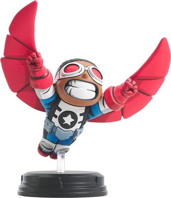 DIAMOND SELECT TOYS Marvel Animated Series: The Falcon Statue,Multicolor