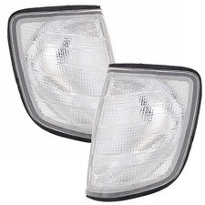 Frontblinker Set für Mercedes W124 E-Klasse 85-96 weiß Blinker Silber Frontblinker Set für Mercedes W124 E-Klasse 85-96 weiß Blinker Silber
