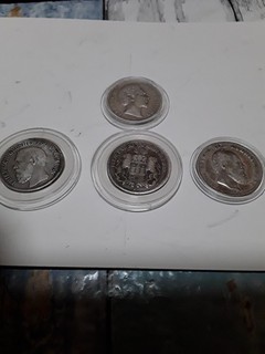 2 Mark Münzlot 1880 Baden bayern hamburg Und Württemberg...rr900 Ag