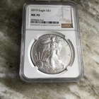 2019 $1 American Silver Eagle NGC MS70 Brown Label