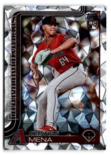 2025 Topps Cristian Mena Diamante Foil Parallel #120 Diamondbacks Rookie