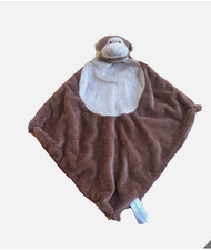 Angel Dear Brown Plush Monkey Security Blanket Lovey