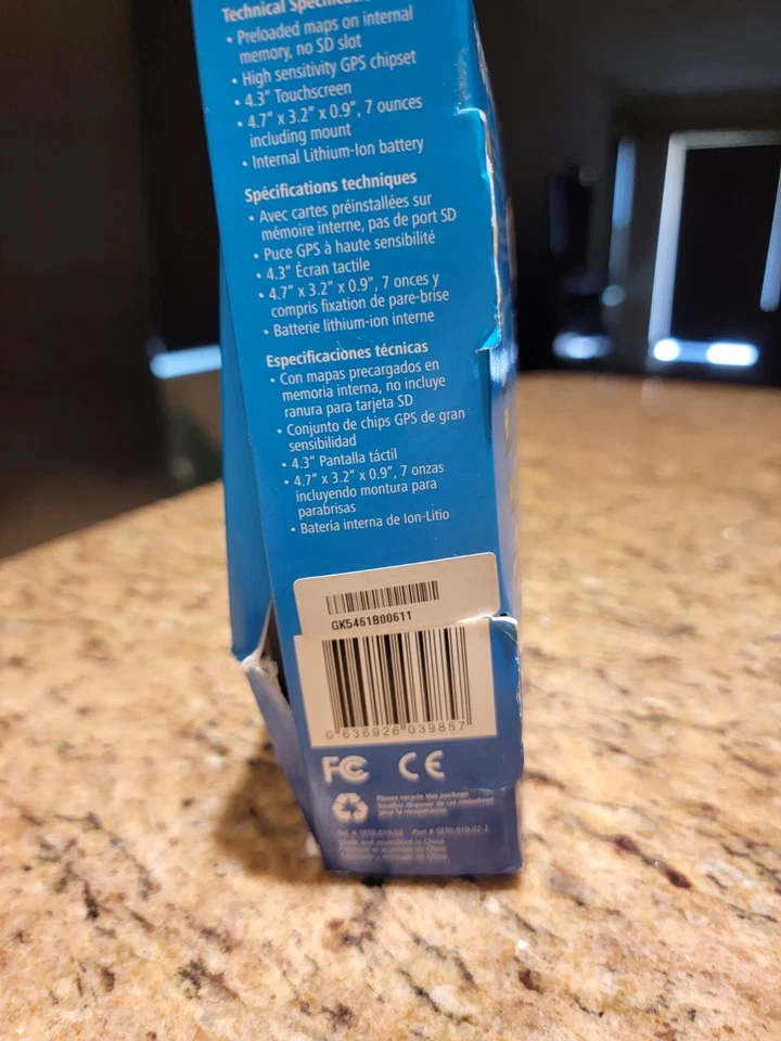 Sistema GPS TOMTOM XL 350 M 4.3" LCD EE. UU. Canadá México Mapas Foto 3 de 4
