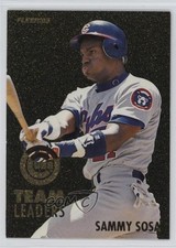 1995 Fleer Team Leaders Sammy Sosa Steve Trachsel #16 0s55
