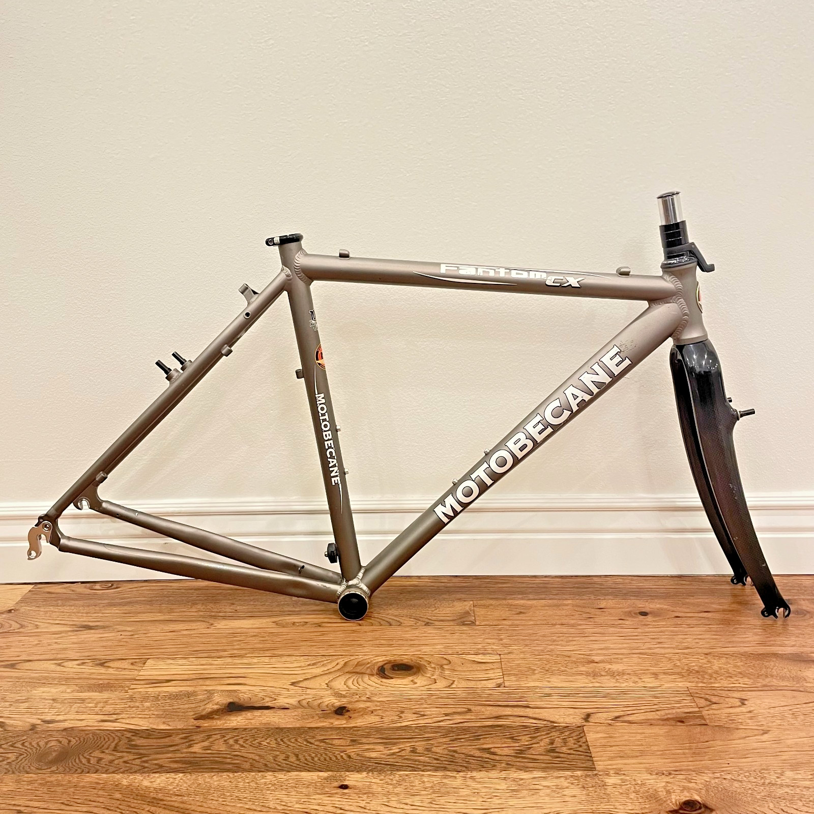 Motobecane Fantom CX Aluminum Carbon Road Bike Frame 52 cm Gray