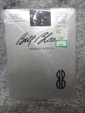 Vintage Bill Blass Support Pantyhose Womens Medium Tall Designer Hosiery 90s