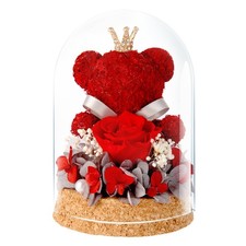 Valentine's Day Gift Preserved Rose Flowers Real Forever Red for Her Decor