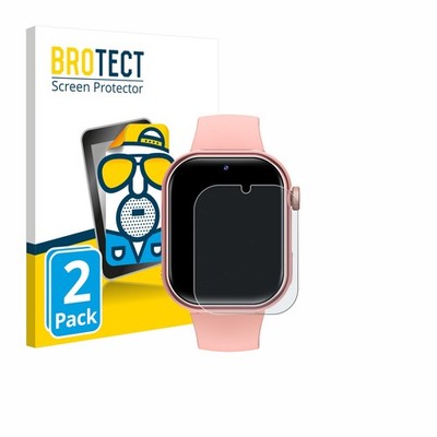 2x Schutzfolie Matt für Naixues Kids Smartwatch GPS Displayschutz 