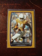2013 Bowman Cordarrelle Patterson #171 Gold /399 (RC)