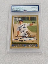 PSA/DNA Auto Johnny Damon 1998 Topps #362 Royals On Card IP Autograph KC Royals