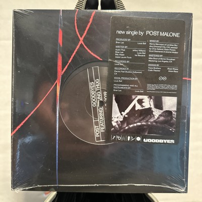 Post Malone Goodbyes 7  Vinyl Record SEALED with Hype Sticker