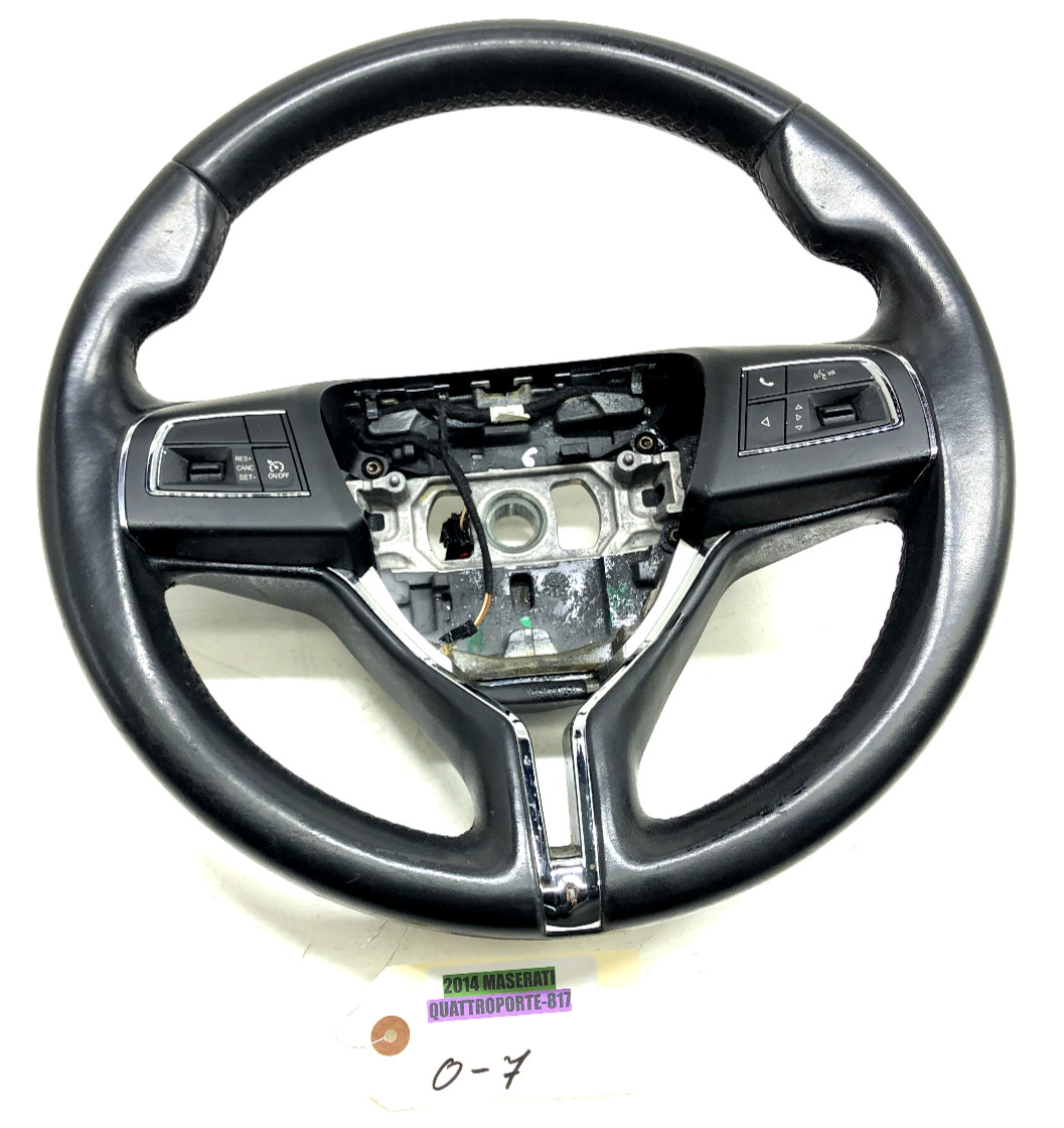 2014-2017 MASERATI QUATTROPORTE STEERING WHEEL OEM.